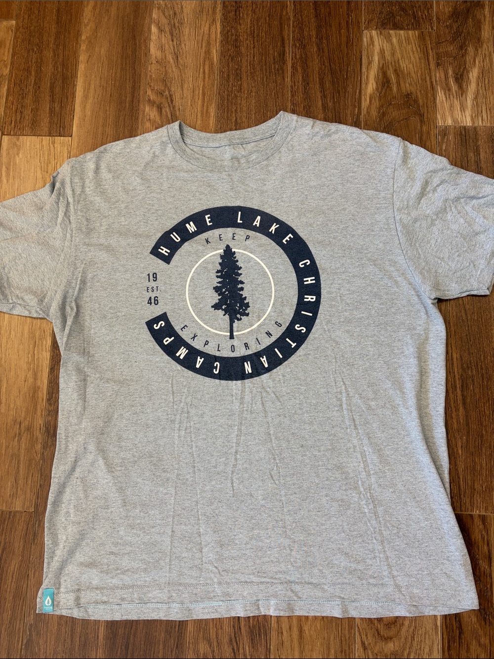Gray Graphic Short Sleeve Tee